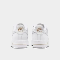 Nike Air Force 1 GS White / Desert Khaki - Metallic Silver