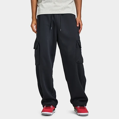 Jordan Brooklyn Oversized Fleece Cargo Pants / Black