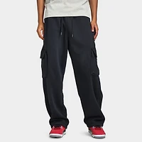 Jordan Brooklyn Oversized Fleece Cargo Pants / Black