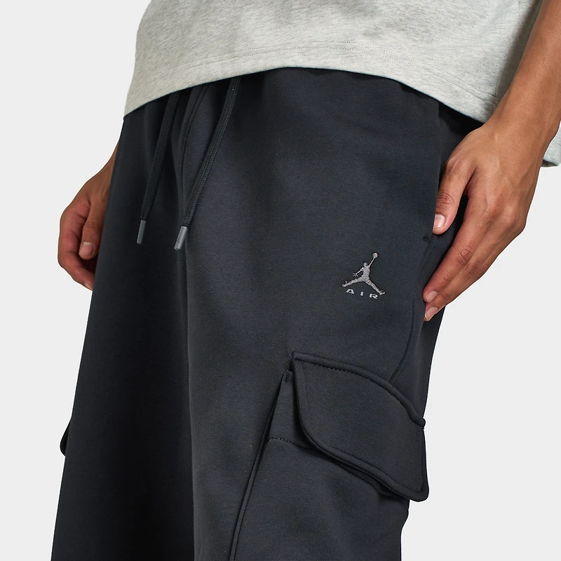 Jordan Brooklyn Pantalon cargo ample en molleton / Noir