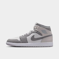 Jordan 1 Mid SE Summit White / Light Smoke Grey - Phantom