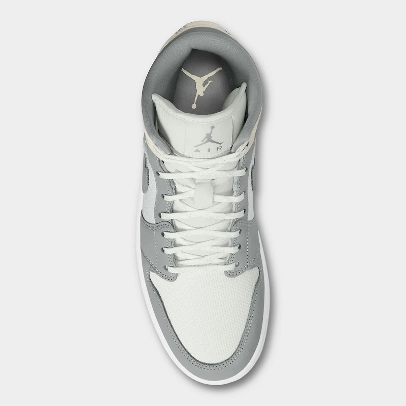 Jordan 1 Mid SE Summit White / Light Smoke Grey - Phantom