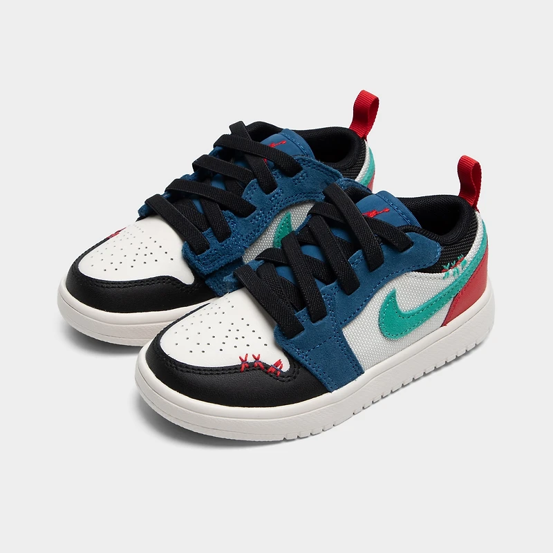 Jordan 1 Low SE PS Véritable Bleu / Noir - Rouge Universitaire
