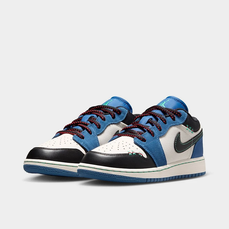 Jordan 1 Low SE GS True Blue / Black - University Red