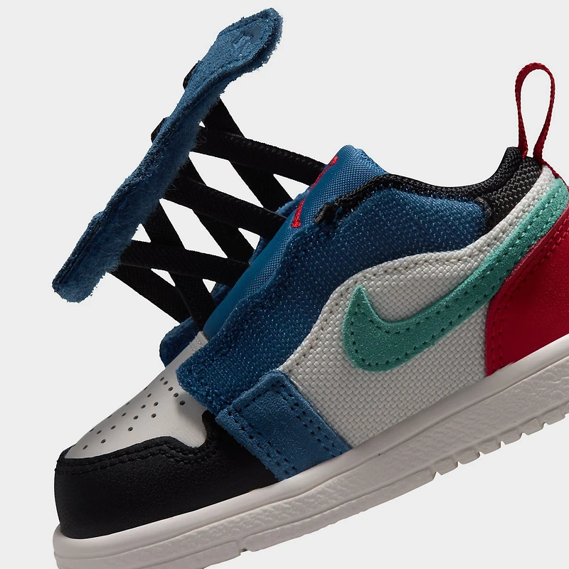 Jordan 1 Low SE TD Véritable Bleu / Noir - Rouge Universitaire