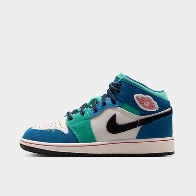 Jordan 1 Mid SE GS Chalk / University Red - True Blue
