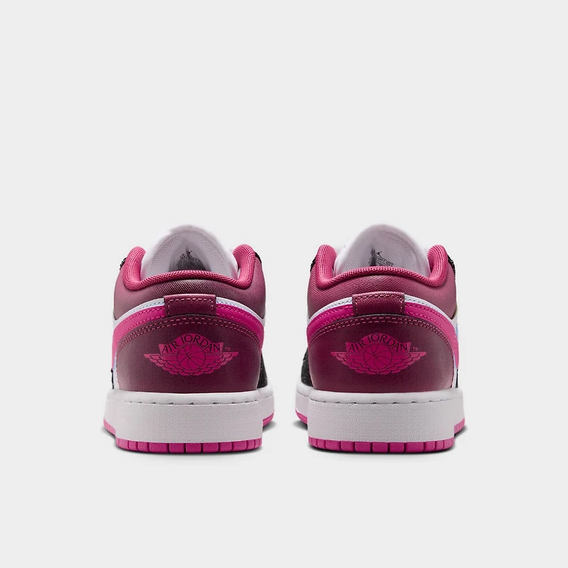 Jordan 1 Low SE GS Off Noir / Desert Pink- White