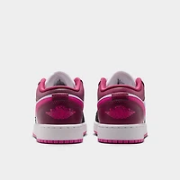 Jordan 1 Low SE GS Off Noir / Desert Pink- White