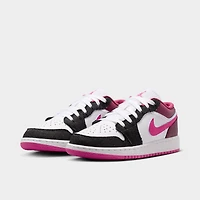 Jordan 1 Low SE GS Off Noir / Desert Pink- White