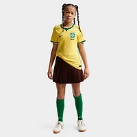 Nike Juniors' Brazil Home Jersey / Yellow