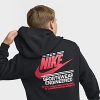 Nike Sportswear Juniors' Graphic Fleece Club Hoodie / Black