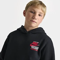 Nike Sportswear Juniors' Graphic Fleece Club Hoodie / Black