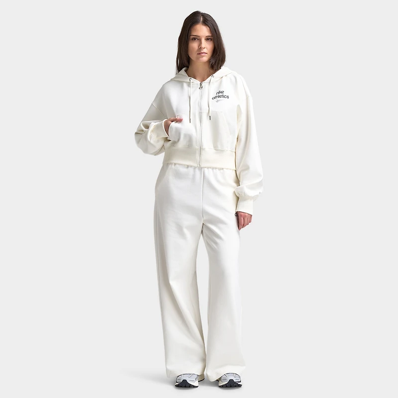 Nike Phoenix Fleece Chandail à capuche zippé pour femmes / Voile