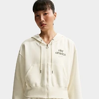 Nike Women's Phoenix Fleece Fullzip Hoodie / Sail