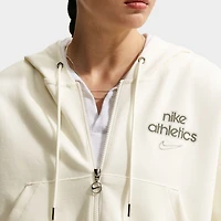 Nike Women's Phoenix Fleece Fullzip Hoodie / Sail