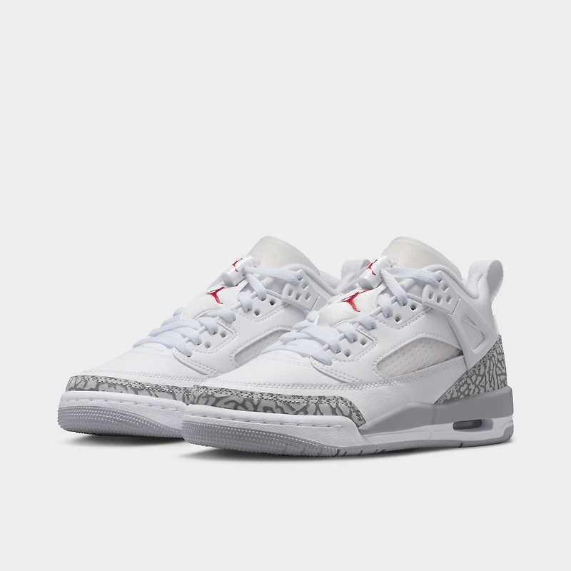 Jordan Spizike Low GS White / Wolf Grey - Varsity Red