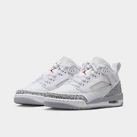 Jordan Spizike Low GS White / Wolf Grey - Varsity Red