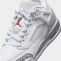 Jordan Spizike Low GS White / Wolf Grey - Varsity Red