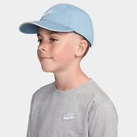Nike Kids' Unstructured Futura Denim Wash Cap / Aegean Storm