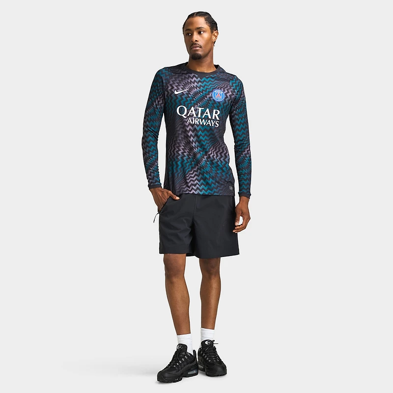 Nike PSG Manches Longues Maillot de Gardien but / Noir