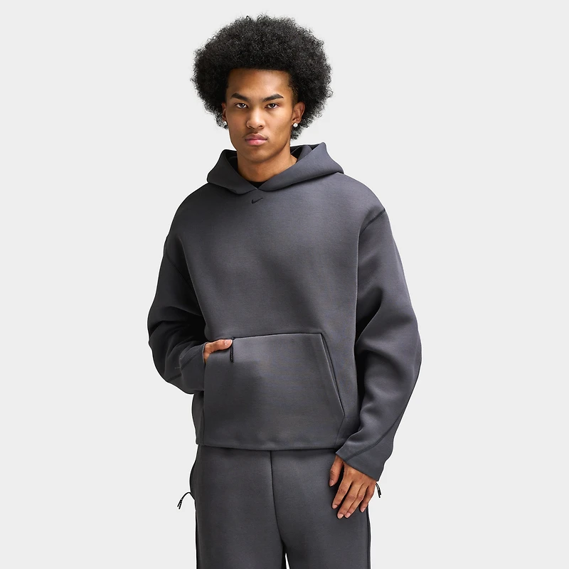 Nike Tech Ergonomic Pullover Hoodie Anthracite / Black