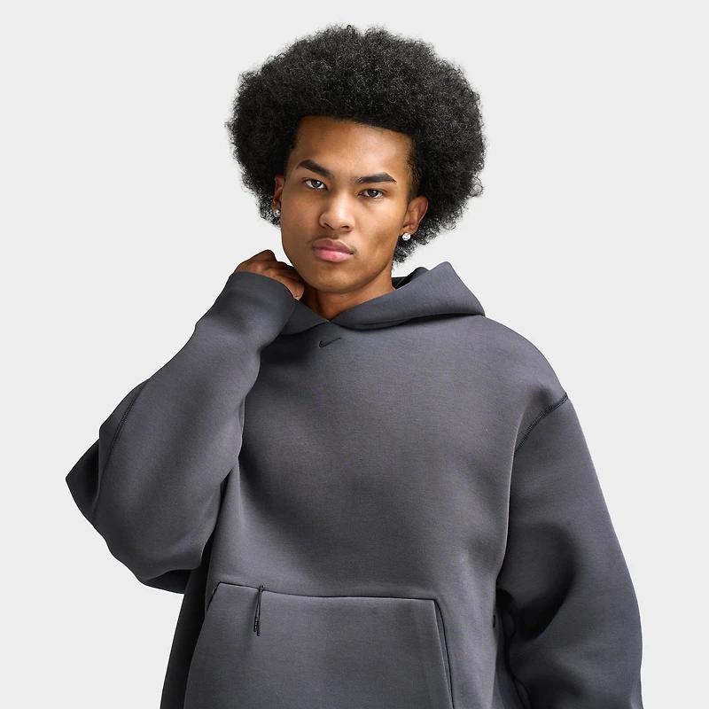 Nike Tech Ergonomic Pullover Hoodie Anthracite / Black