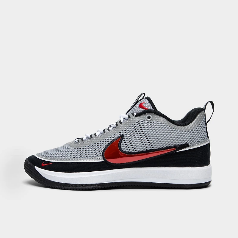 Nike Book 2 SP Argent Métallique / Rouge Sport - Noir
