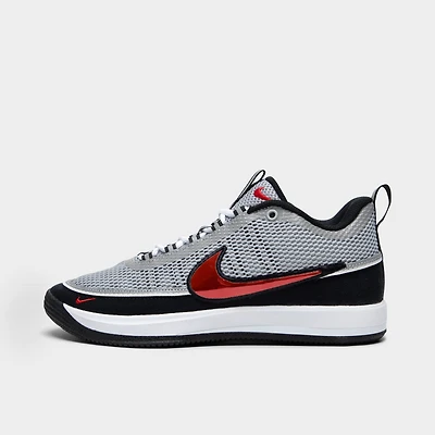 Nike Book 2 SP Argent Métallique / Rouge Sport - Noir