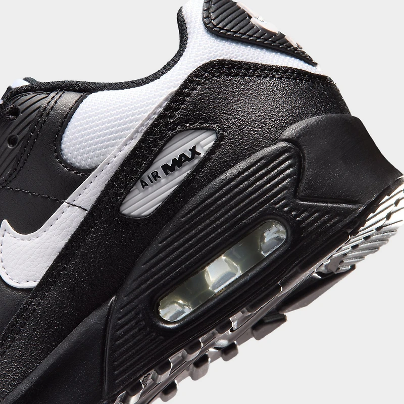 Nike Air Max 90 Mesh GS Noir / Blanc