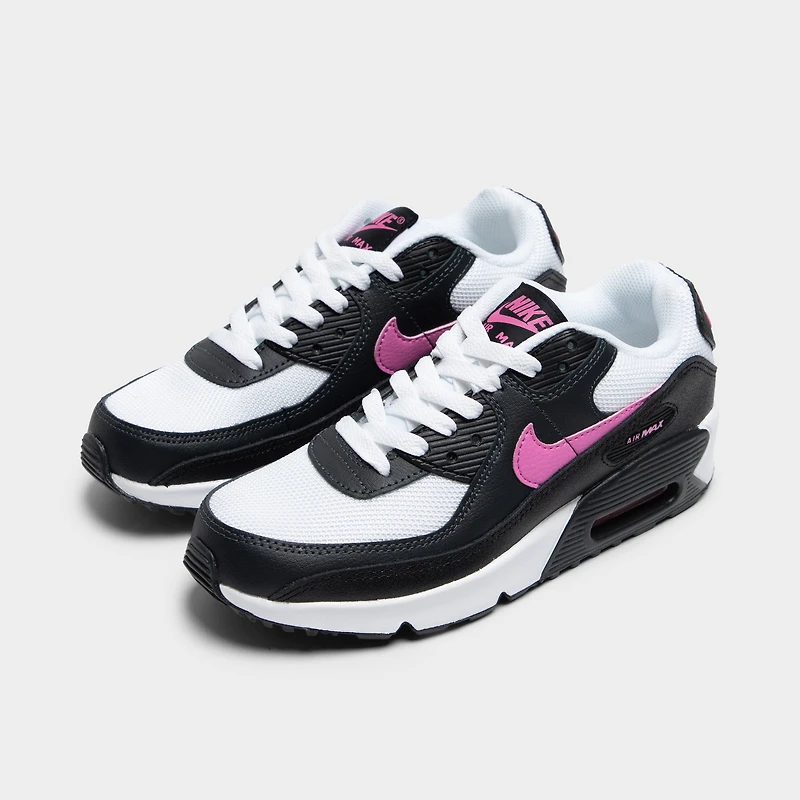 Nike Air Max 90 Mesh GS White / Playful Pink - Black