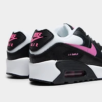 Nike Air Max 90 Mesh GS Blanc / Rose Ludique - Noir