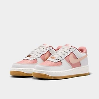 Nike Air Force 1 GS Rose rouille / Rouge bronze métallisé - coup arctique