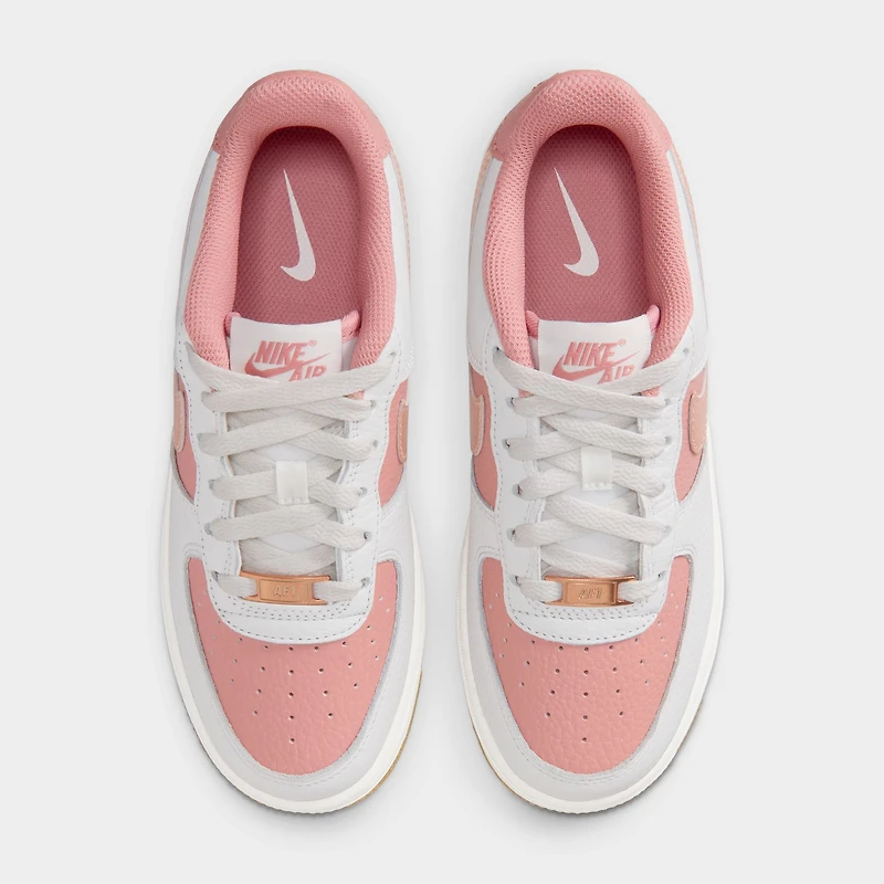 Nike Air Force 1 GS Rust Pink / Metallic Red Bronze - Arctic Punch