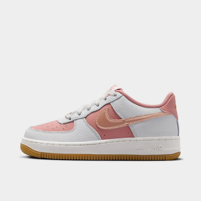 Nike Air Force 1 GS Rust Pink / Metallic Red Bronze - Arctic Punch