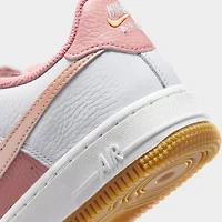 Nike Air Force 1 GS Rose rouille / Rouge bronze métallisé - coup arctique