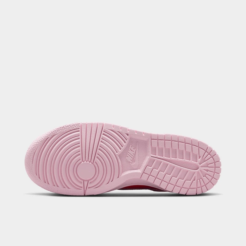 Nike Dunk Low GS Rose Mousse / Blanc Sommet - Rouge Clair