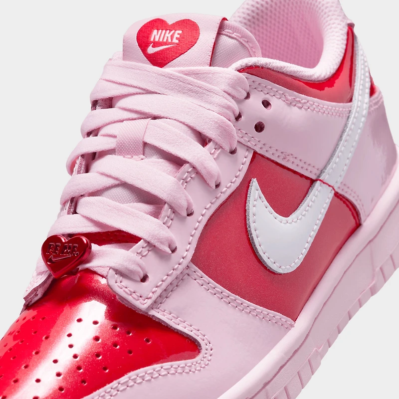 Nike Dunk Low GS Rose Mousse / Blanc Sommet - Rouge Clair