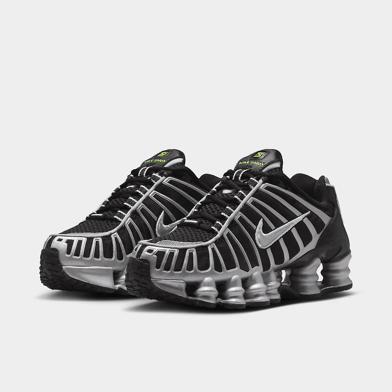 Nike Shox TL Noir / Argent Métallique - Volt