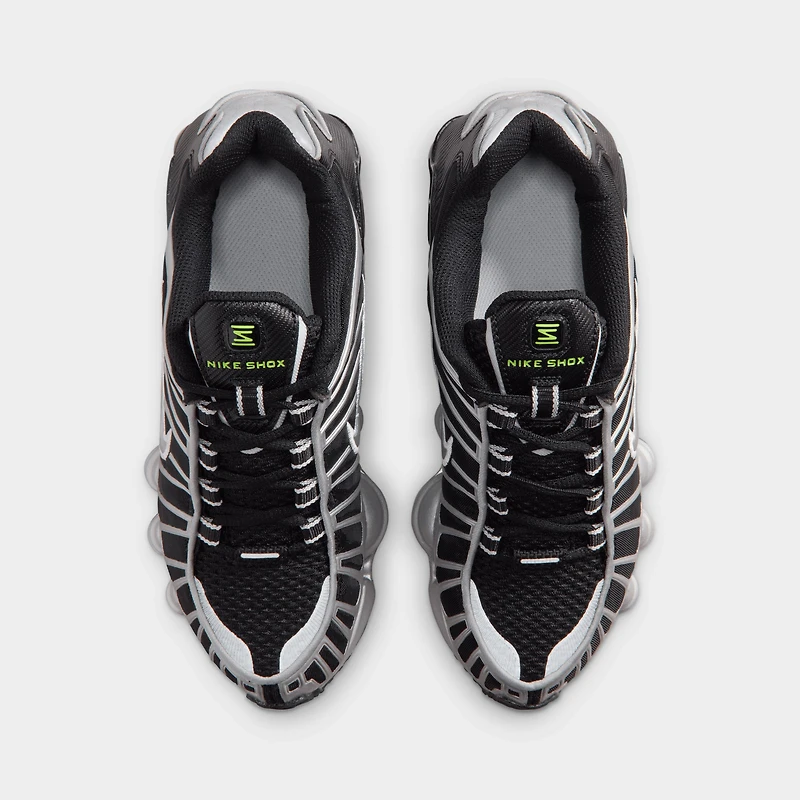 Nike Shox TL Noir / Argent Métallique - Volt