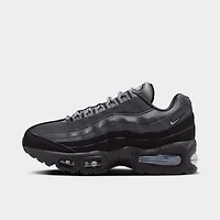 Nike Air Max 95 GS Noir / Argent Métallique - Citron vert