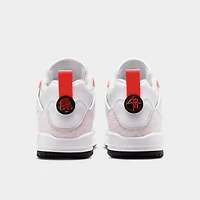 Jordan Spizike Low GS Blanc / Cramoisi brillant - Gris vaste