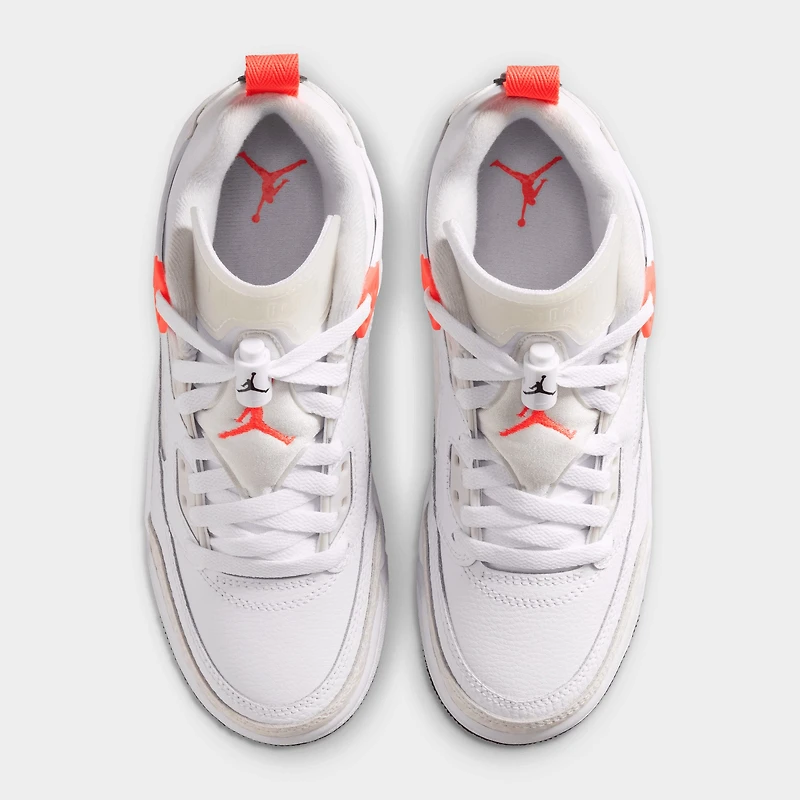 Jordan Spizike Low GS White / Bright Crimson - Vast Grey