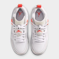 Jordan Spizike Low GS White / Bright Crimson - Vast Grey