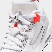Jordan Spizike Low GS Blanc / Cramoisi brillant - Gris vaste