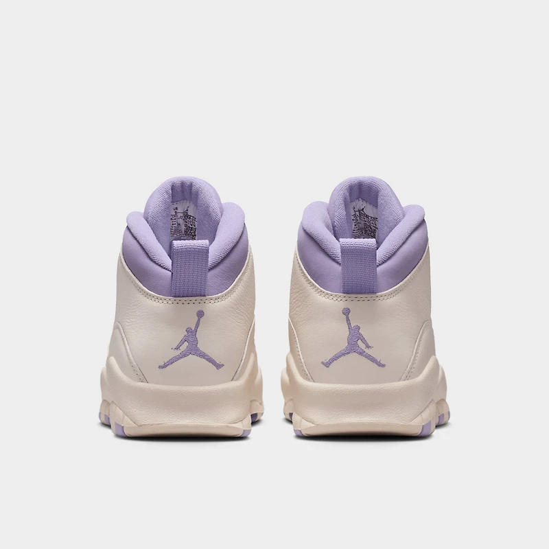 Jordan 10 Rétro Femme craie/hortensias - Raisin sauvage