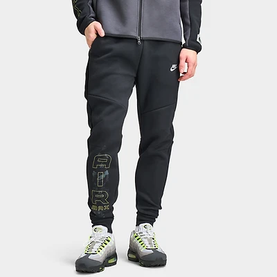 Nike Tech Fleece Jogger Black / Neon Yellow