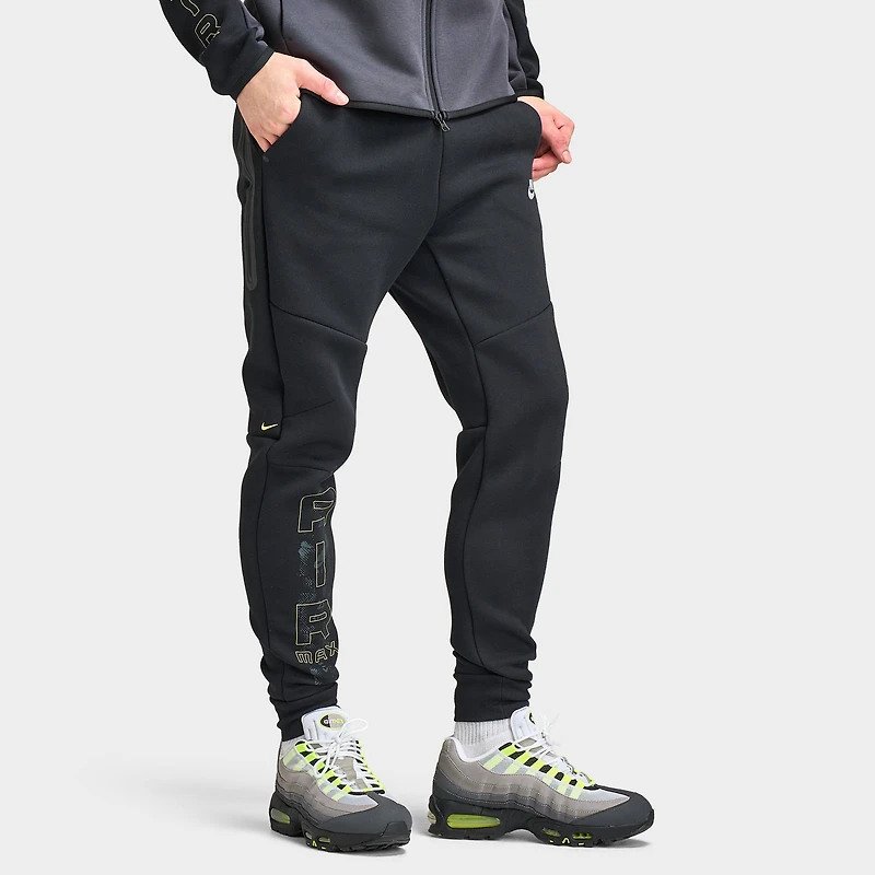 Nike Tech Fleece Jogger MAX 95 Black / Neon Yellow