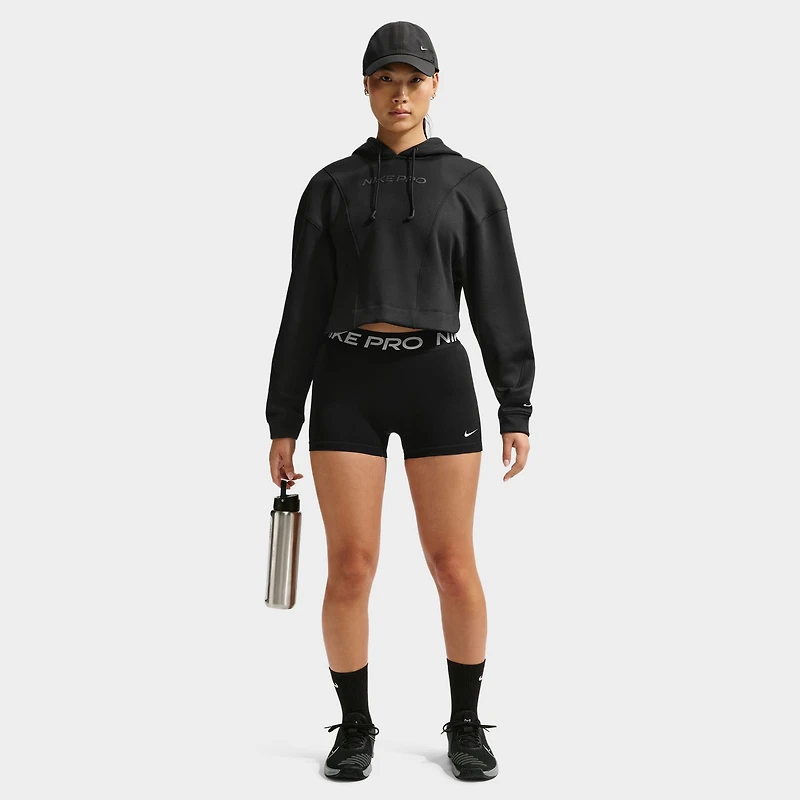 Nike Pro Women's DF 365 Midrise 3" Shorts USM Black / White