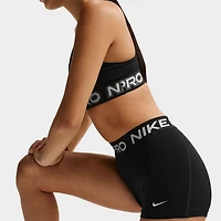 Nike Pro Women's DF 365 Midrise 3" Shorts USM Black / White