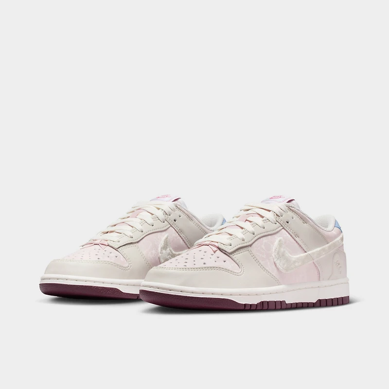 Nike Femmes Dunk Low Rouge limonade / Voile - Os clair
